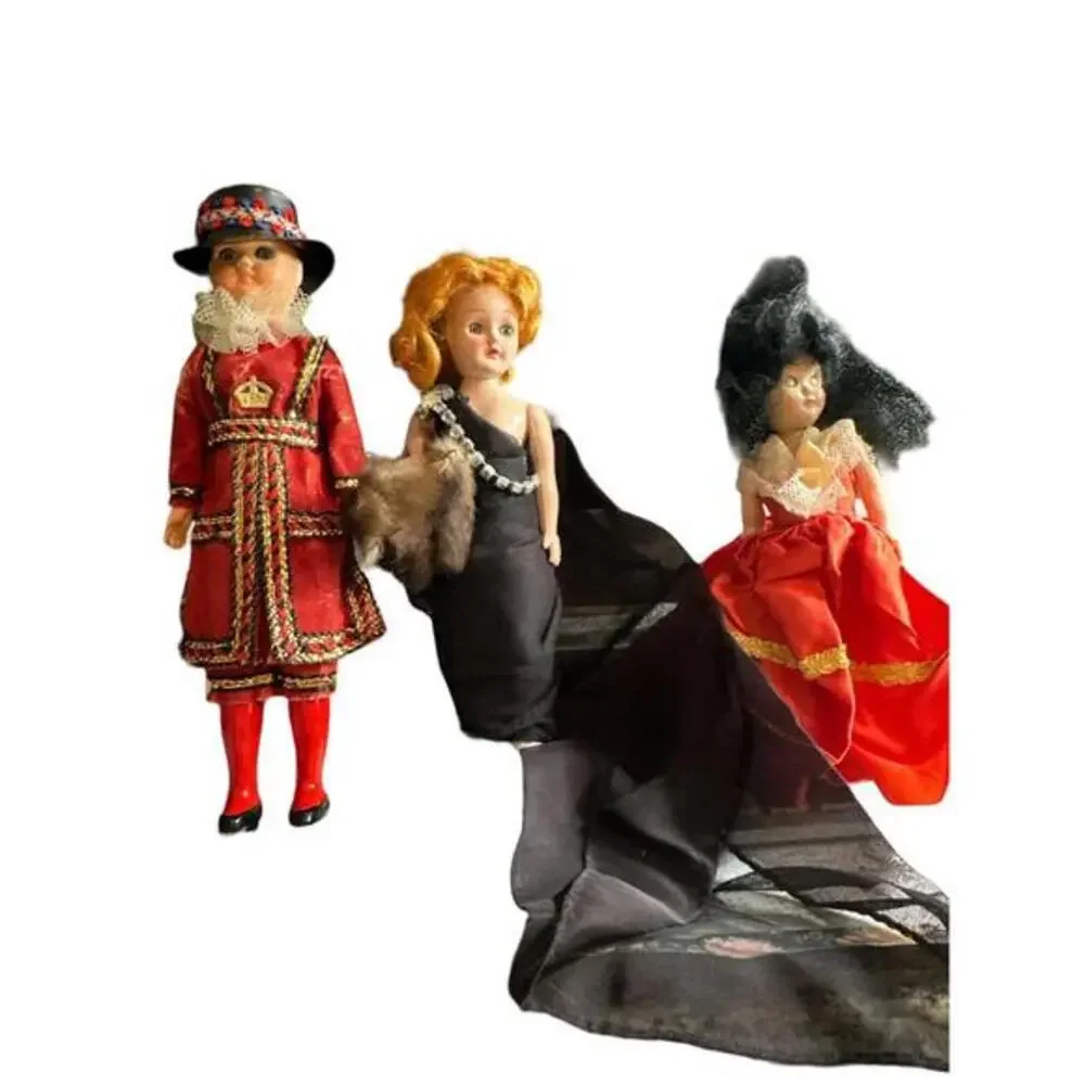Vintage 3 dolls over 50 years old